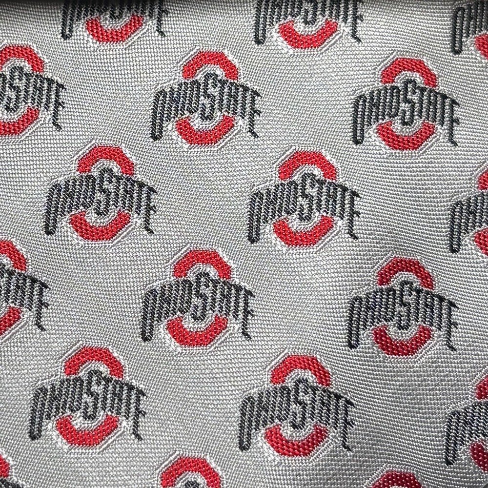 Ohio State‎ Buckeyes Donegal Bay Silk Tie OSU Logo NCAA Hand Made Necktie - Picture 5 of 6